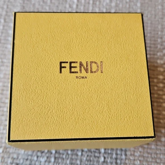 Fendi Gold Pearl F is Fendi Ring NEW w/Box [Size 6.25] - Picture 8 of 8
